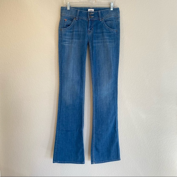 HUDSON Jeans Signature Bootcut Flap Pockets Jeans Size 26 Perfect Jeans Long - Picture 2 of 13